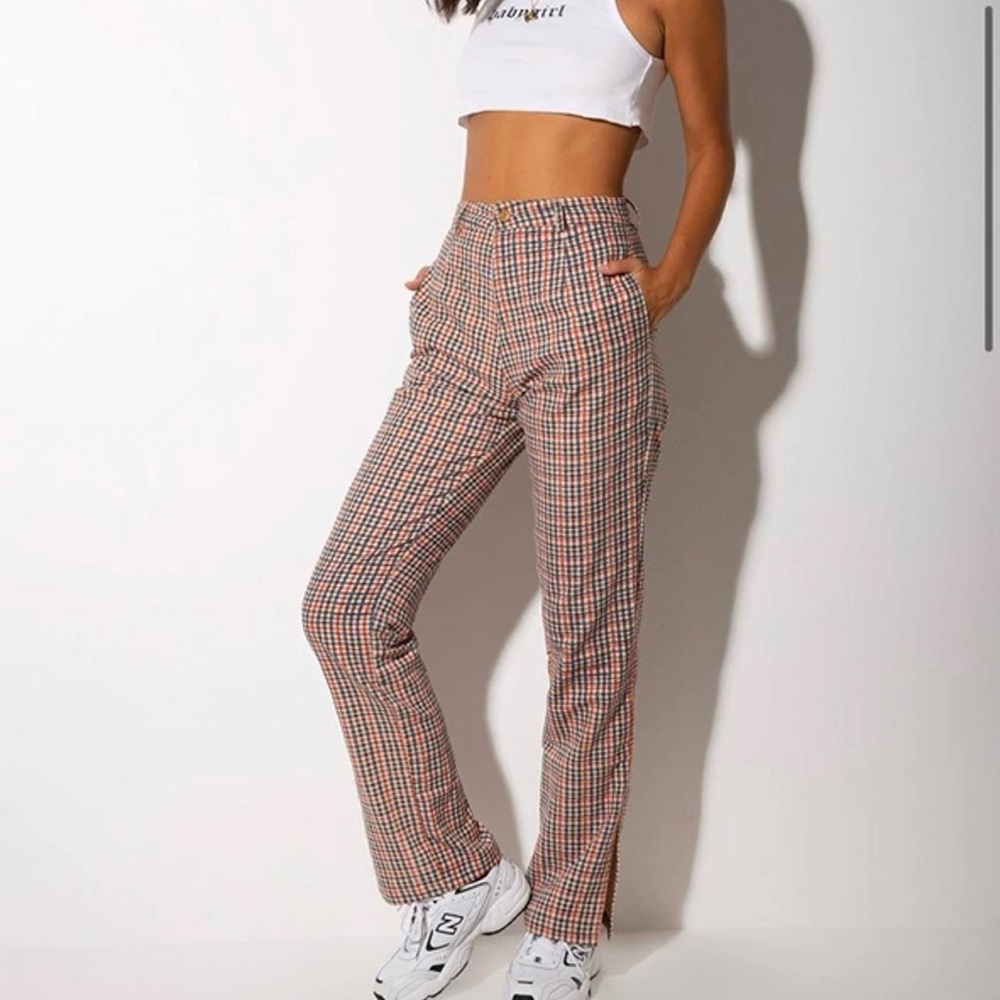 Motel Rocks plaid pants